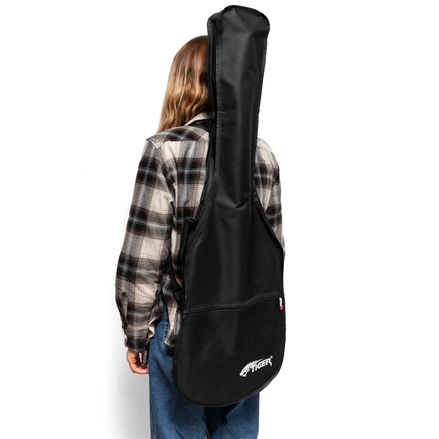 Borsa per chitarra elettrica Tiger - Cover con tracolla e maniglia per il trasporto foto 4