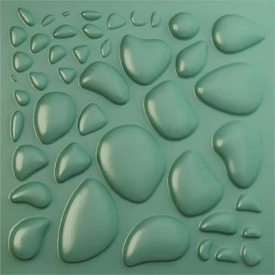 19-5/8-In W X 19-5/8-In H Shale Endurawall Decorative 3D Wall Panel Sea Mist