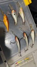 8. Vintage Rapala Ireland Deep Diver Crankbait Fishing Lure Lot of 6 Finland