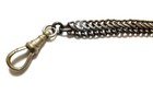 FANTASTIC VINTAGE ANTIQUE BRAIDED  SILVER NECKLACE WITH LOCKET AND PHOTO — photo 4