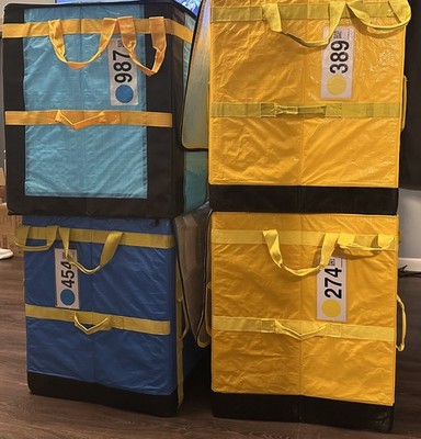 (1) AMAZON COURIER DELIVERY CURRENT STYLE TOTE BAG 28x24x20