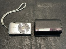 SONY DSC-WX7 Cyber Shot Digital Camera Silver 16.2MP 5X Japan comes with a case