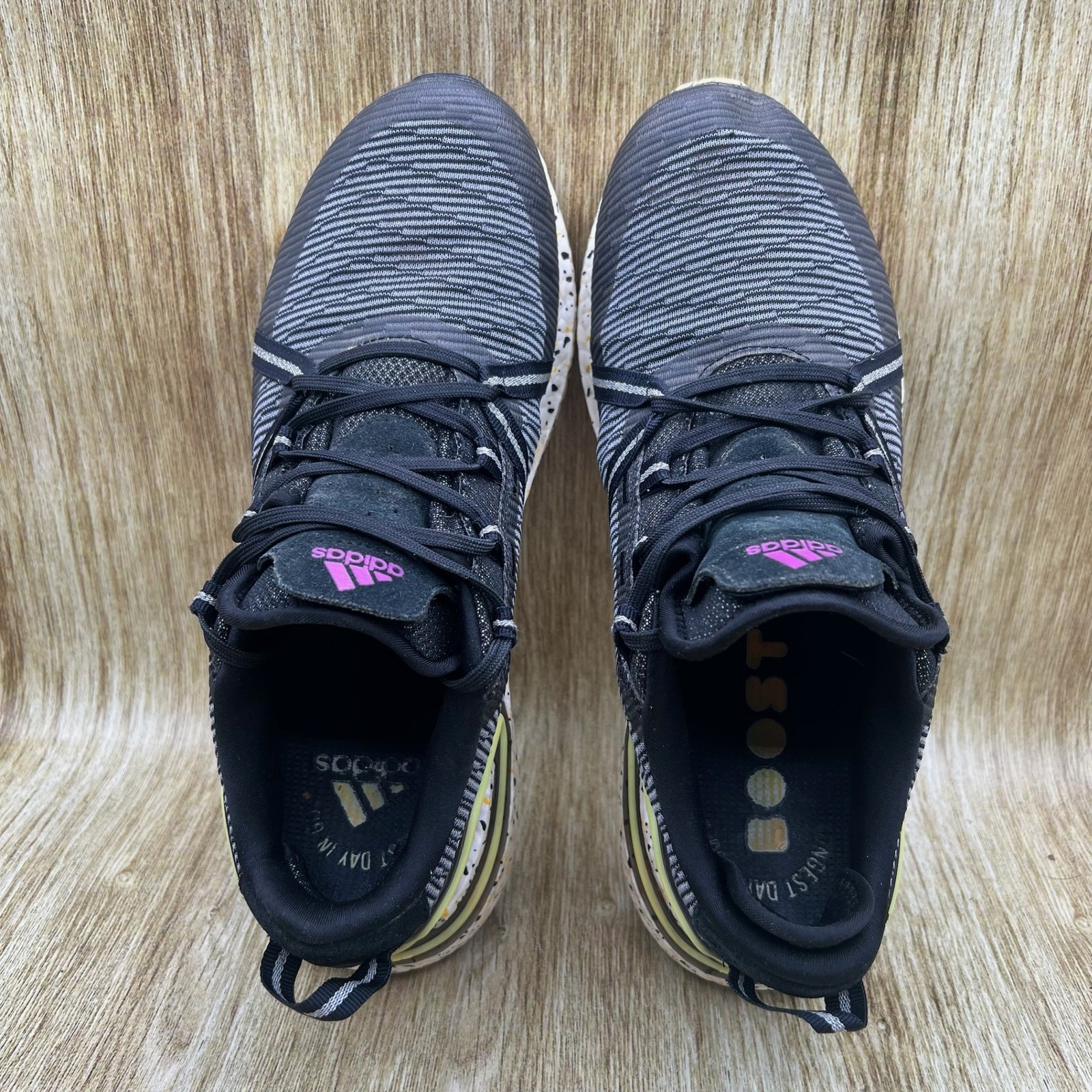 Adidas Solarthon Boost Men's Size 9.5 Spikeless Golf Shoes Black Sneakers FZ1024 thumbnail 6