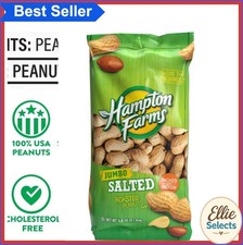 Salted In-Shell Peanuts 16 oz Dry Roasted Virginia Bag for Snacking