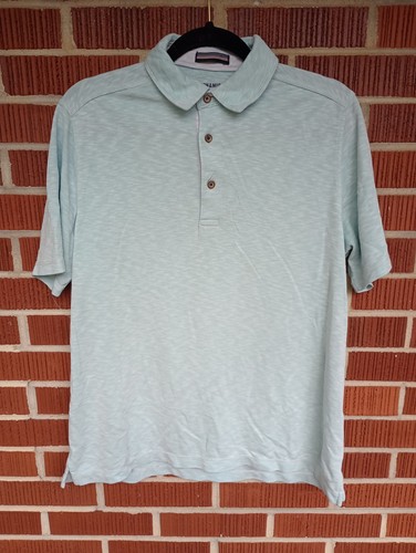 Johnston & Murphy, Johnston & Murphy Men's Vintage Slub Polo Shirt Mint Size M