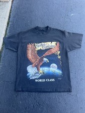 Vintage 1990 Harley-Davidson 3D Emblem World Class T-Shirt Size Small Rare