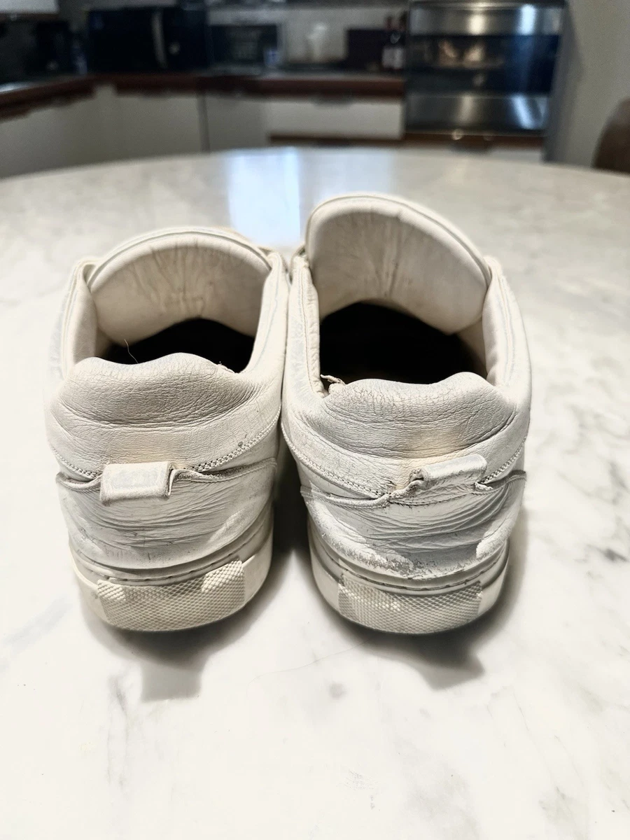 Zapatillas Versace Top Bajo Emblema Medusa para Hombre Cuero Genuino - Para Restaurar/Abatir