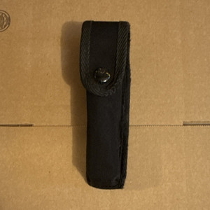 Black Nylon Tactical/Duty Belt Pouch, Snap Closure, 1 Pocket