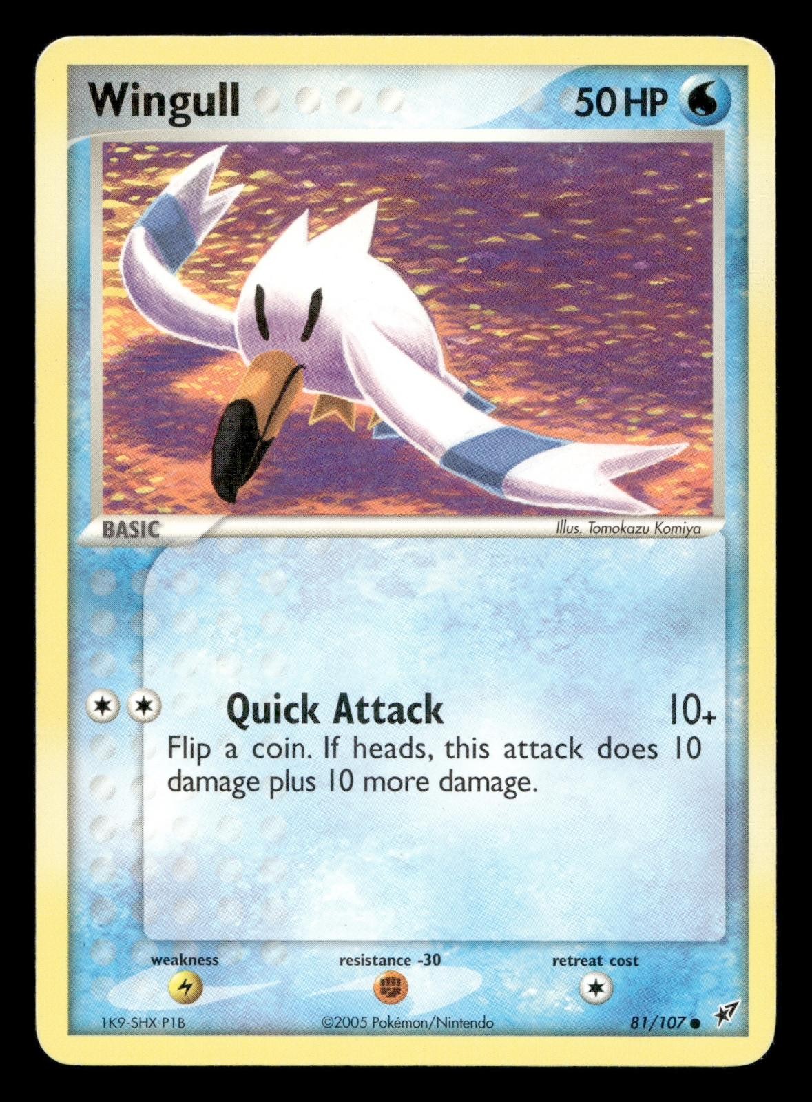 Wingull 81/107 Deoxys Pokemon NM
