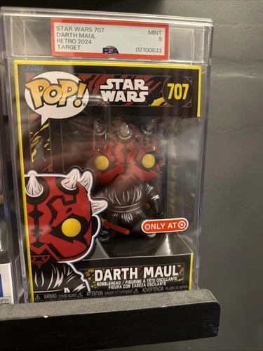 Darth Maul Retro Star Wars 707 Target Funko Pop! Exclusive PSA 9 MINT