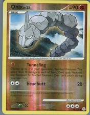 Onix 92/130 Common Diamond & Pearl Pokemon Reverse Holo Lightly Played on eBay