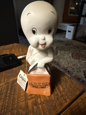 Casper The Friendly Ghost figurine 1986 Harvey Publications Taiwan ceramic