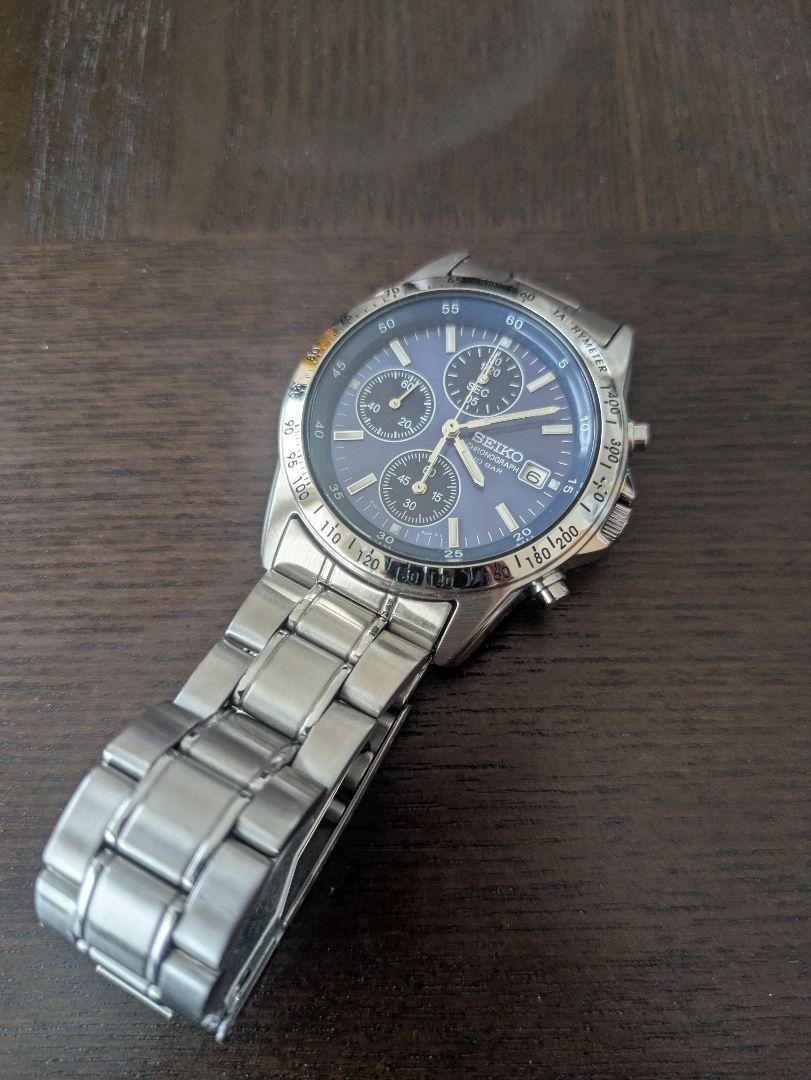 Seiko Blue Chronograph - Precision Timekeeping Sport Watch