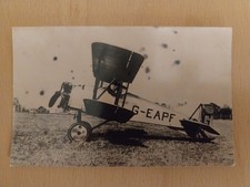 Austin Whippet Flugzeug, G-EAPF. Seltenes Foto im Postkartenformat.