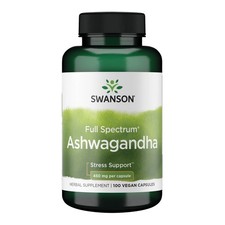Swanson Ashwagandha 450mg Stress Relief  Energy Support Ayurvedic 100 Caps