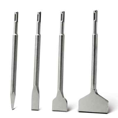 Kirphealy 4pcs SDS Plus Chisels, Compatible, 40CR Steel, Masonry...