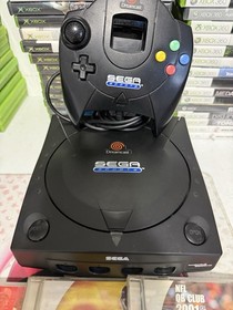 BLACK Sega Dreamcast SEGA SPORTS RARE Console with Controller and Game Bundle
