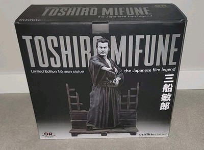 Infinite Studio - Old & Rare 1/6 Toshiro Mifune Polystone Infinite Statue NEW