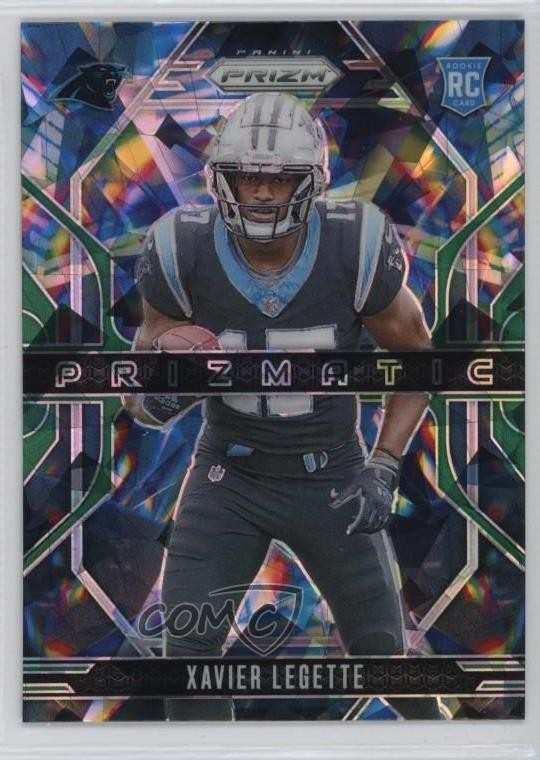 2024 Panini Prizm Prizmatic Green Ice Prizm Xavier Legette #16 1l2