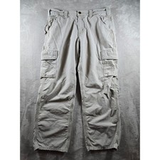 Carhartt Cargo Pants Mens 34x30 Tan B260 Original Dungaree Fit Utility Workwear
