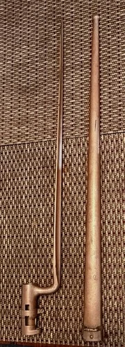 Antique US Military Civil War Springfield Rifle Socket BAYONET 21” With Scabbard