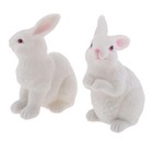 1 Pair Simulation Figurine Statue Model Outdoor Garden Lawn Ornament
