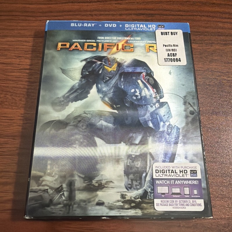 Pacific Rim (Blu-ray, 2013). DVD & Blu Ray Disks. No Digital