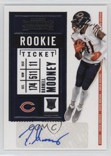 2020 Panini Contenders Rookie Ticket Darnell Mooney #204 Auto rp9