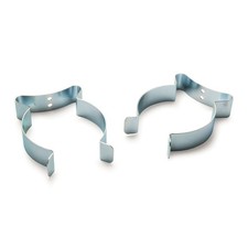 WOODRIVER Dust Connection 4" Wall Spring Clip for Hose and Tube - 2 Piece