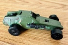 1981 Hot Wheels Military Green Camo Super Cannon Enforcer Vehicle Vintage