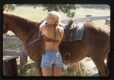 Brittany Daniel Joe Dirt Tight Butt Daisy Dukes Original 35mm Transparency 2001