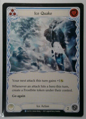 Flesh And Blood (FAB) - Ice Quake *Blue*