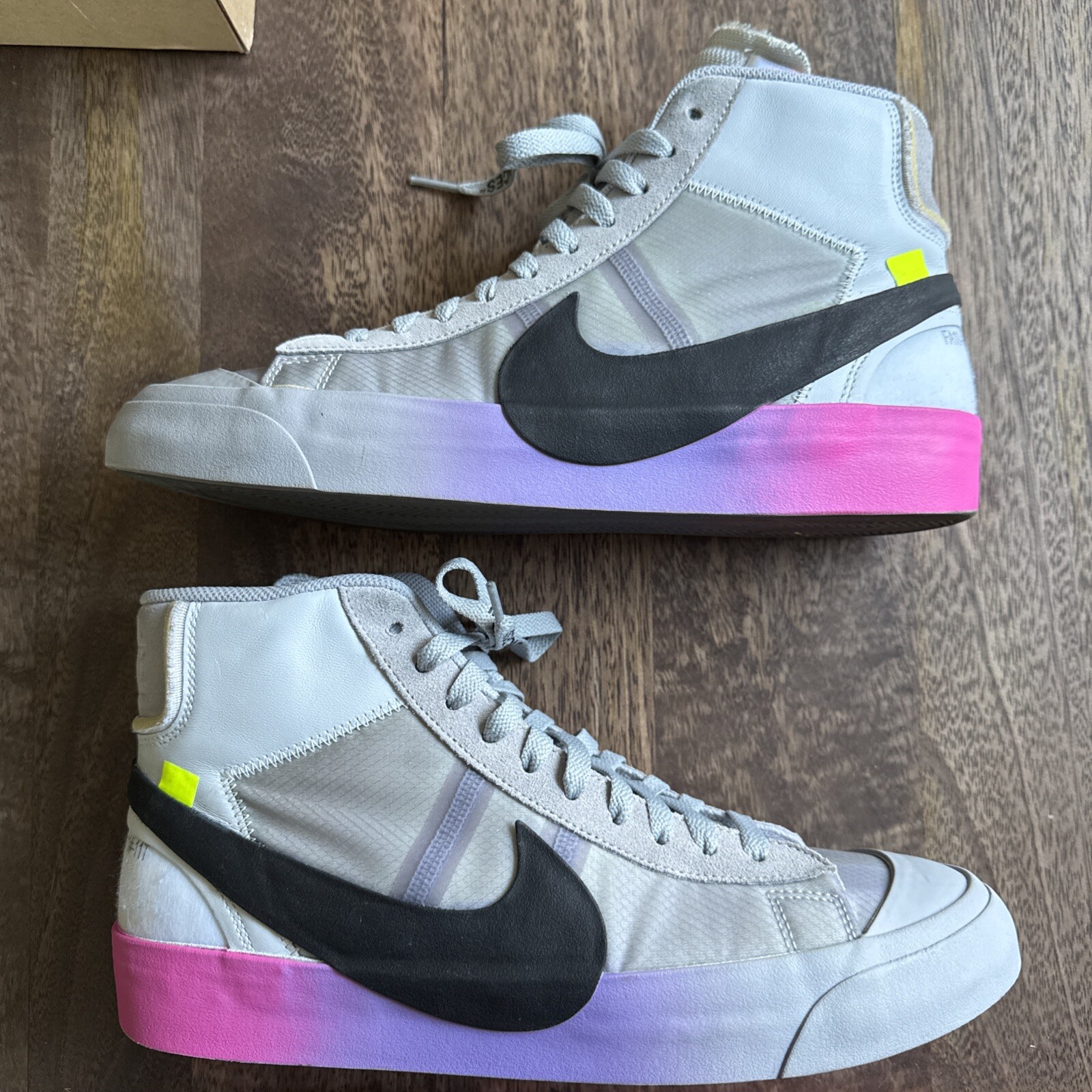 OFF WHITE X NIKE Taglia 11 Nike Serena Williams x Off White x Blazer Studio Mid Queen AA3832 002