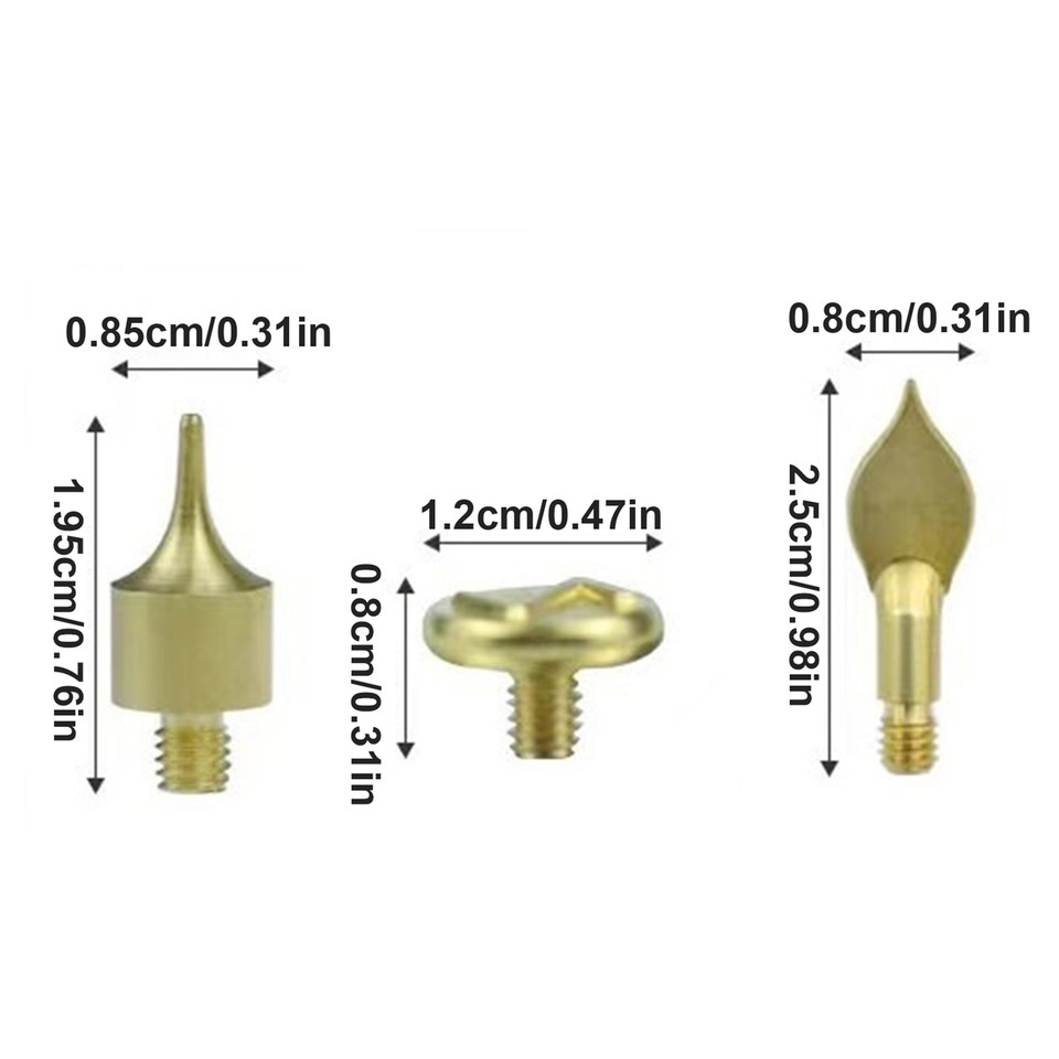 56PCS Wood Burning Tip Set Letter Wood Burning Tool Including Alphabet