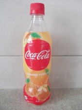 COCA COLA ORANGE VANILLA from JAPAN 2020 empty plastic bottle 500ml with cap