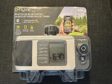 B-hyve XD Bluetooth 4-Outlet Hose Watering Timer Sprinkler Timer