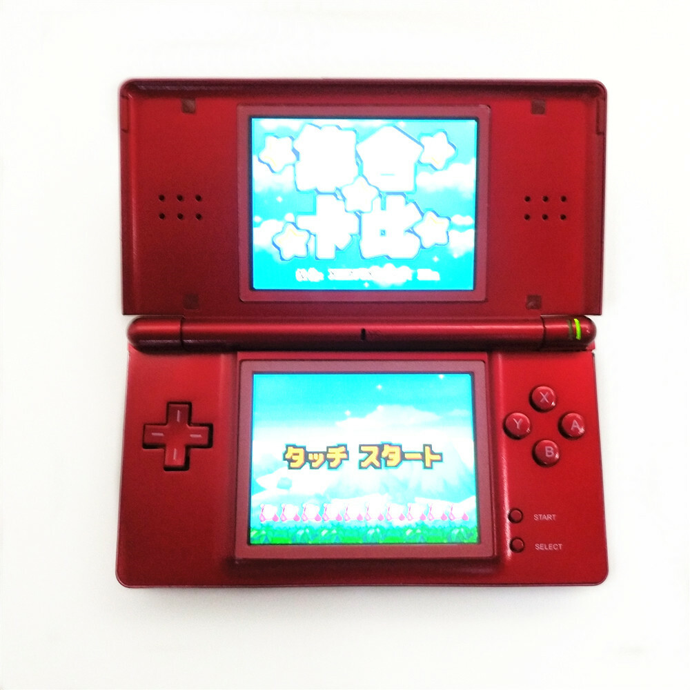 ニンテンドーDSLightのレッド Nintendo DS Lite Crimson Red/Black Handheld System