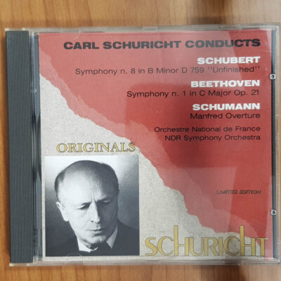 CARL SCHURICHT conducts Schubert / Beethoven / Schumann  EX/VG+(CD)