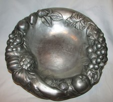 COUPE A FRUITS GRANDE EN ETAIN 95 % CENTRE DE TABLE  decor fruits 