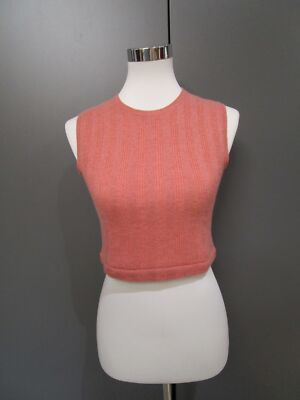 Jil Sander Pullunder Strick Halb Rosa Gr S(L13-2)