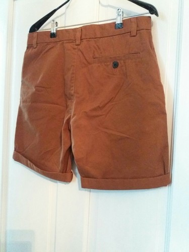 NEW !!! NEW LOOK Men's BROWN Chinos Shorts Size 32" W - RRP: 14.99 - Holiday - Picture 9 of 9