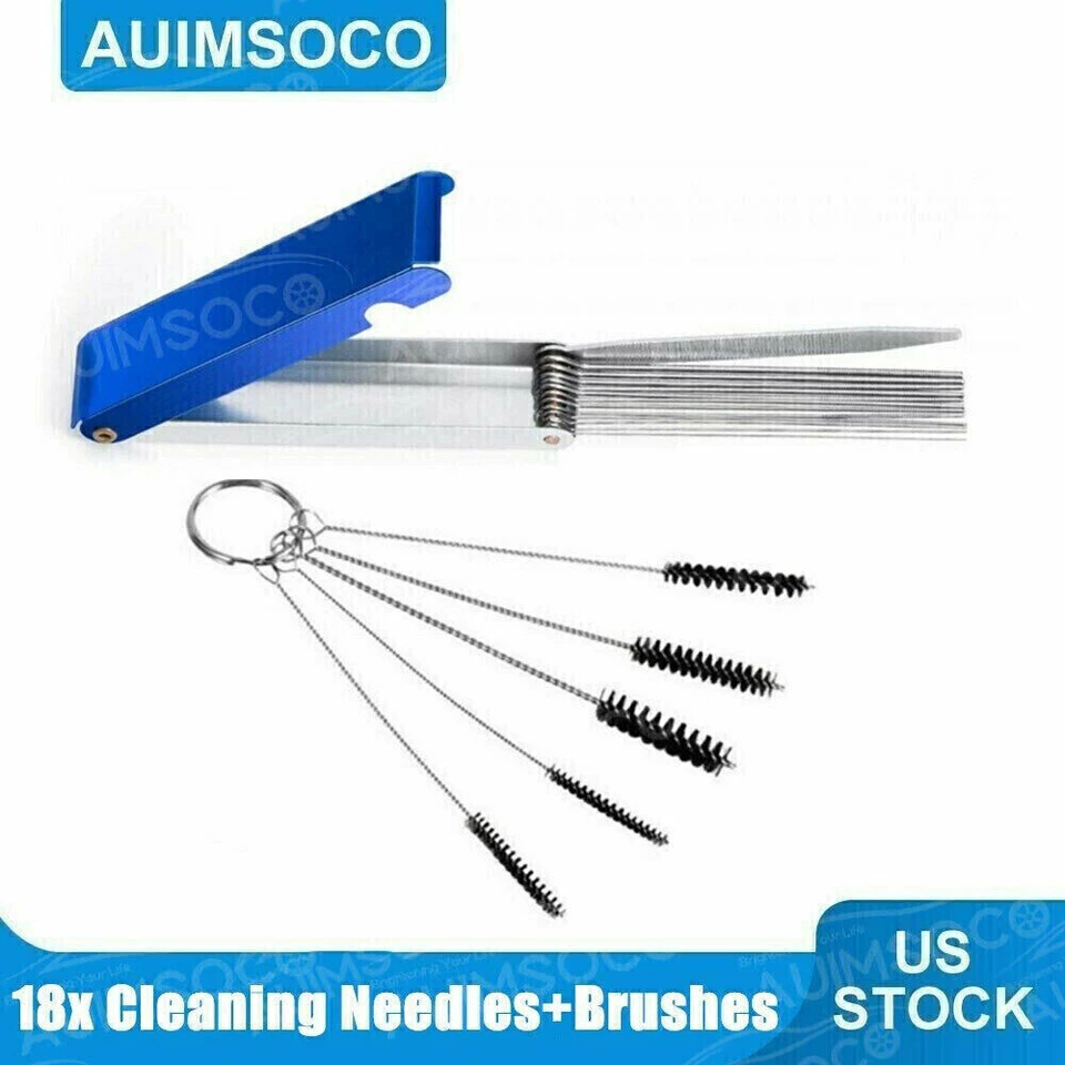 Juego de herramientas de limpieza de chorro de carburador de acero inoxidable para motocicleta ATV Foto 2 de 4