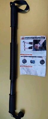 40KG Arm Power Twister Stretch Spring Bendy Bend Bar Gym Exercise