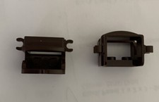 Lego Ritter  2 Sattel 4491b mit 2 Clip, dunkelbraun