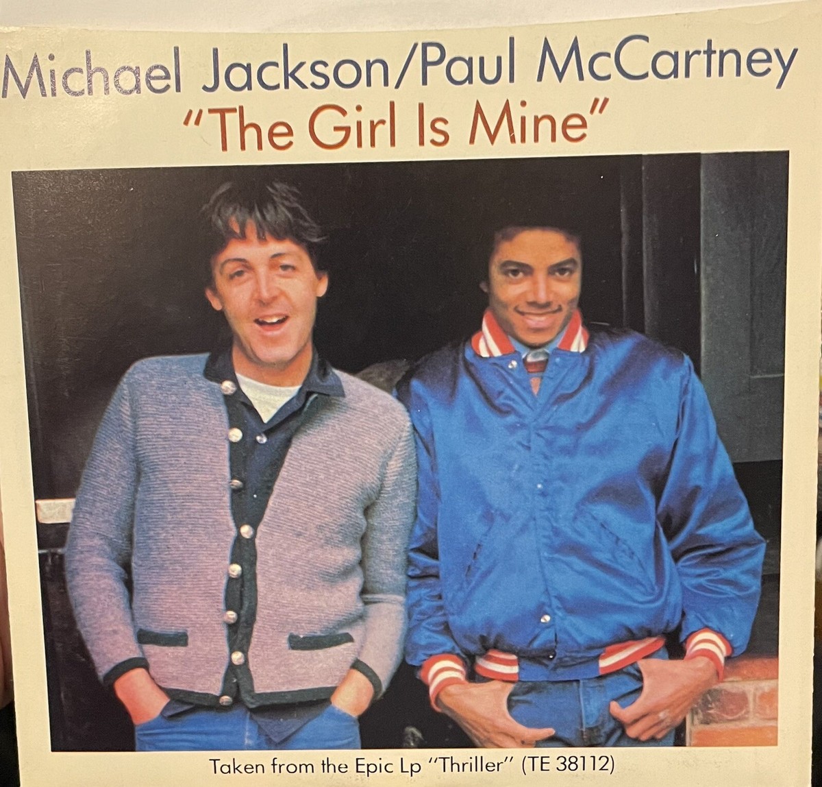 MICHAEL JACKSON PAUL McCARTNEY The Girl is Mine NM 7