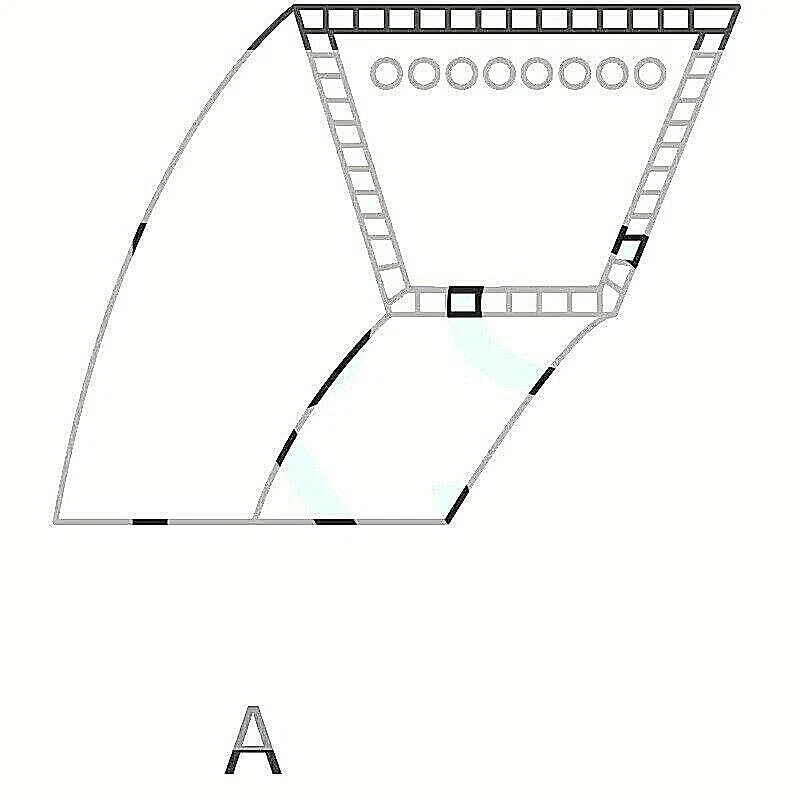OPTIBELT Keilriemen für Viking Fahrantrieb MB 505 MB 505 E MB 505 KAT MB 650.0 T 55170164