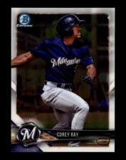 2018 Bowman Chrome Prospects Base #BCP97 Corey Ray Milwaukee Brewers