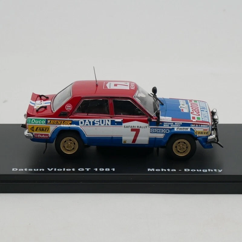 ixo 1:43 Datsun Violet GT WRC 1981 Diecast Car Model Toy Vehicle - Image 2 of 4