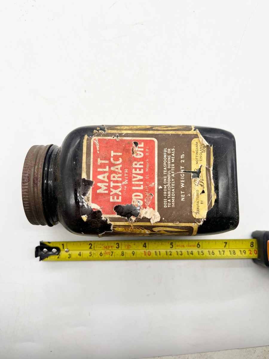 アンティーク◆Extract of Malt and Cod Oil ポット Amazon.com : Potter's Herbals - Malt Extract - 650g : Beer