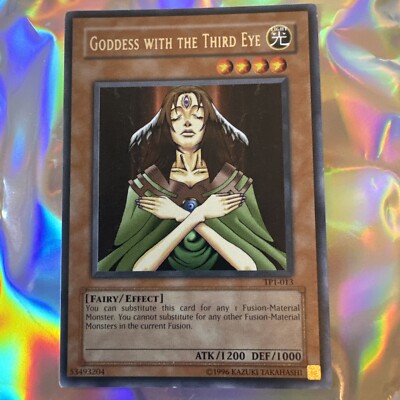 Yugioh Goddess With The Third Eye TP1-013 Tournament Pack 1 Rare LP
